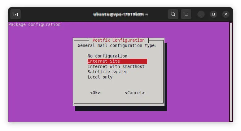 Rodzaj serwera dla postfix - wybór