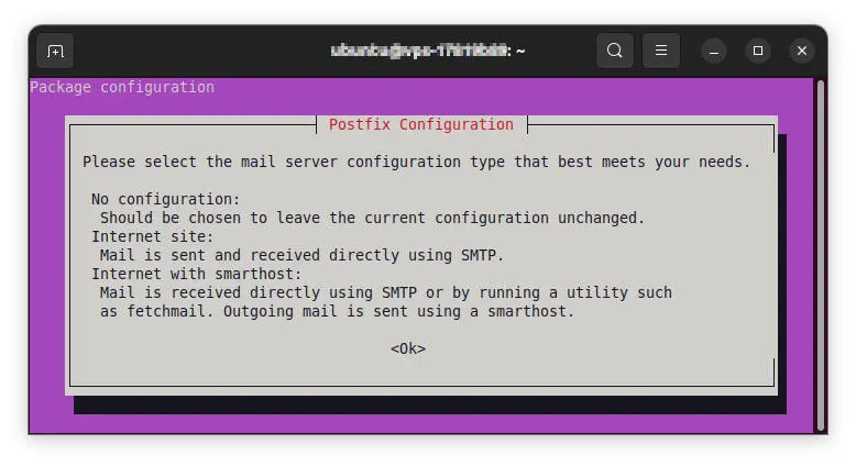 Konfiguracja postfix