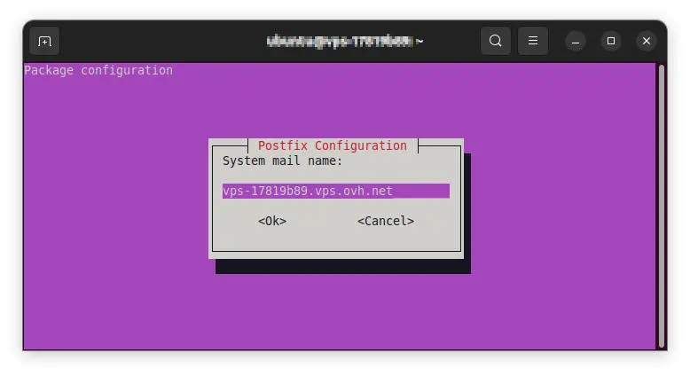 Postfix - konfiguracja nazwy hosta